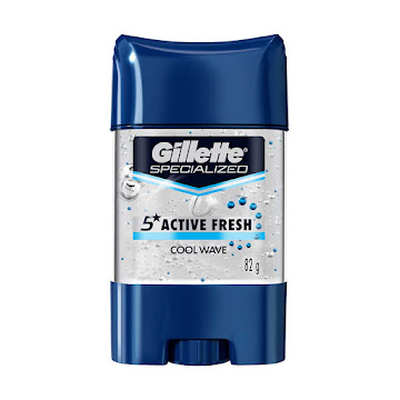 Gel Invisible Gillette Antitranspirante Cool Wave Frasco x 82 gr  