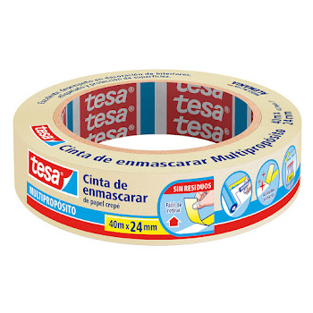 //CINTA TESA ENMASCARAR MULTIPROPOSIT SOLAPA 40MX24MM                     