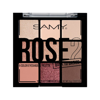 Paleta 9 Sombras De Ojos Samy Rose x 9 gr  