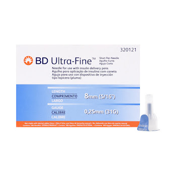 Fracción Aguja Bd Ultra   Fine Humapen X31g Caja X1und. 