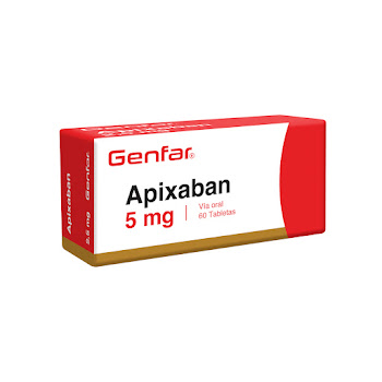 Apixaban 5mg Genfar Caja x 60 Tabletas  