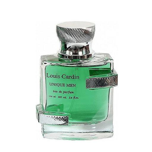 LOUIS CARDIN  UNIQUE MEN LOUIS CARDIN FRASCO x 1 Unique Men EDP abre con refrescantes notas cítricas afrutadas verdes de cardamomo, limón, mandarina, bergamota, melocotón, manzana, ciruela, pimienta rosa, notas verdes que dan paso a notas florales d
