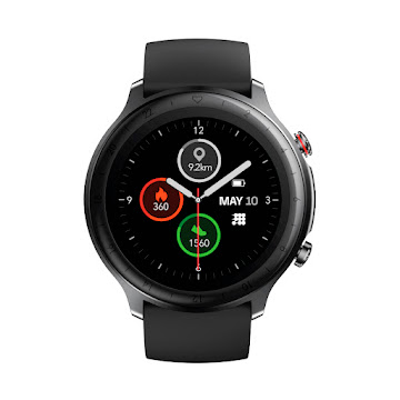 Reloj Inteligente Cubitt Redondo Gps Negro Empaque x 1 und   
