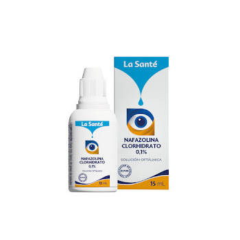 Nafazolina Clorhidrato   0.1% Solucion Oftalmica La sante Frasco x 15 ml  