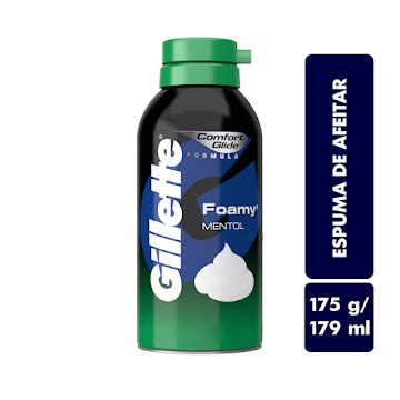 //ESPUMA GILLETTE FOAMY PIEL SENSIBLE X175G  
