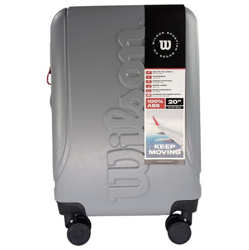 Maleta de Viaje Wilson Córdoba 20" (GRIS) Wilson Papeleta x 1 DESCRIPCIÓN DEL PRODUCTO: Descubre la Maleta de Viaje Wilson Córdoba 20;, el compañero ideal para tus aventuras. Diseñada para ofrecerte comodidad y estilo, esta maleta es perfecta para escapadas cort
