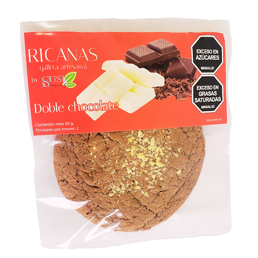 Galleta Ricana Susi Doble Chocolate x 60 gr 