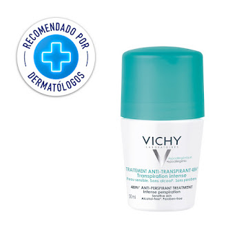 Desodorante Vichy Sensitive Skin 48 Hrs Roll On x 50 ml  