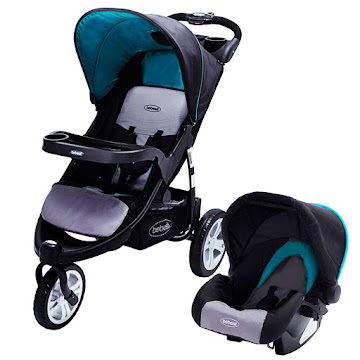 Solo Online Coche Con Portabebe   Bebesit Jogger Fox 4 En 1 Color Azul X 1 Unidad 