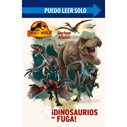 Jurassic World Dominion. Dinosaurios En Fuga! Altea Libro x 1.0 JURASSIC WORLD DOMINION: ¡DINOSAURIOS EN  Prepárate para conocer a los principales protagonistas de Jurassic World Dominion. A los ya conocidos dinosaurios de la Saga, como Blue, el T. rex y el Mosasa
