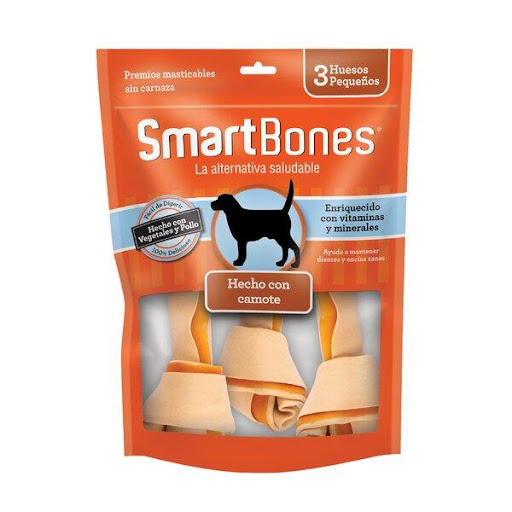SMARTBONES C CAMOTE SMALL 3 PK SMARTBOBES  x 3  