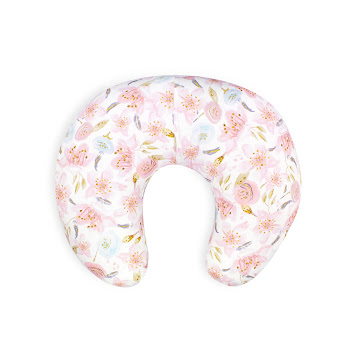 Almohada De Lactancia   Tela Safari En Algodón Orgánico Y Relleno Algodón Hipoalérgénico X1 Und 