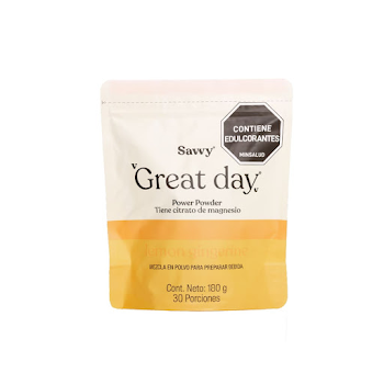 Great Day Savvy Magnesio Lemon Gingerine x 180 gr  