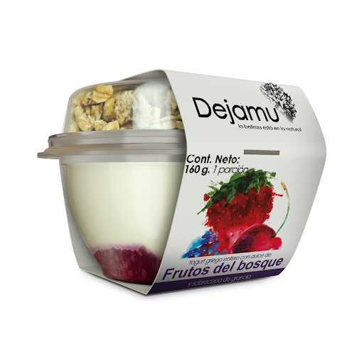 Yogurt Griego Dejamu Parfait Frutos Del Bosque x 160 gr