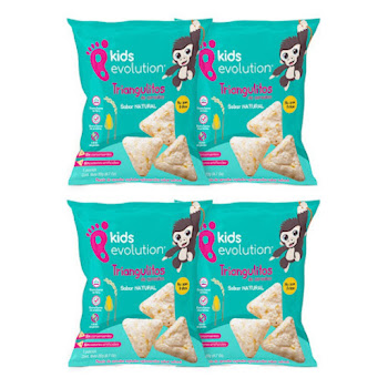 Snack Cereal Kids   Evolution Sabor Natural x 4 Paquetes  