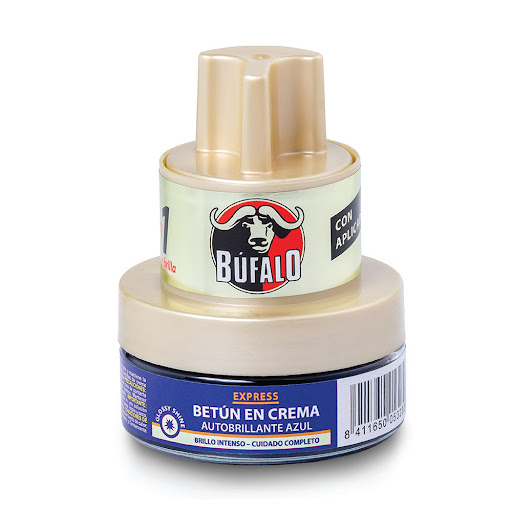 Betún Búfalo Autobrillante Crema Sin Cepillo Azul x 40 ml