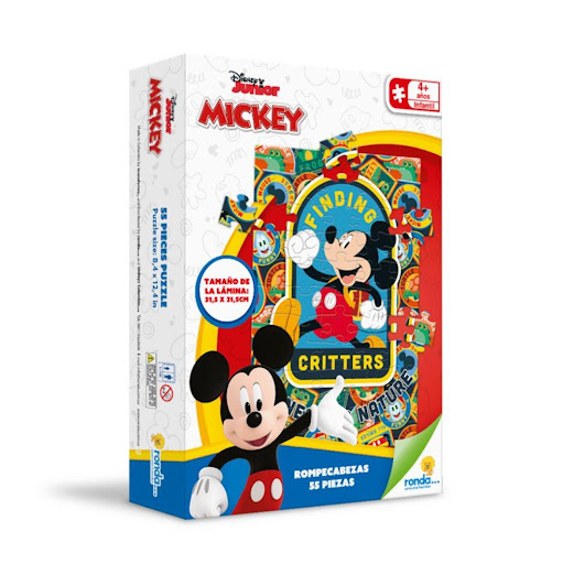 Juegos de mesa Rompecabezas 55 Pzas Mickey Club House Ronda Ronda Caja x 1 Diviértete armando y desarmando nuestro rompecabezas.