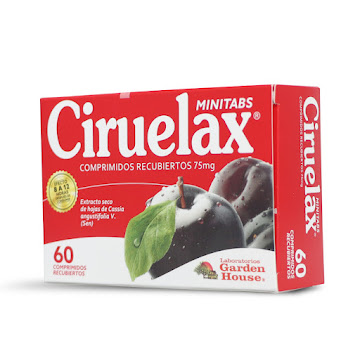 Ciruelax Minitabs Megalabs Caja x 60 Comprimidos  