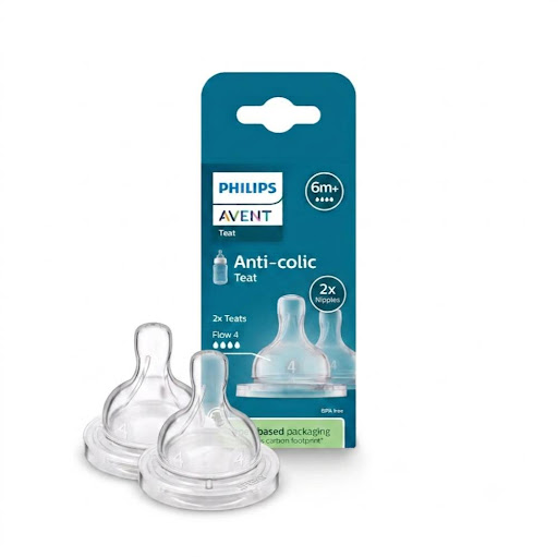 Chupo Philips Avent Válvula Anticólicos Flujo Rápido 6m+ x 2 und 
