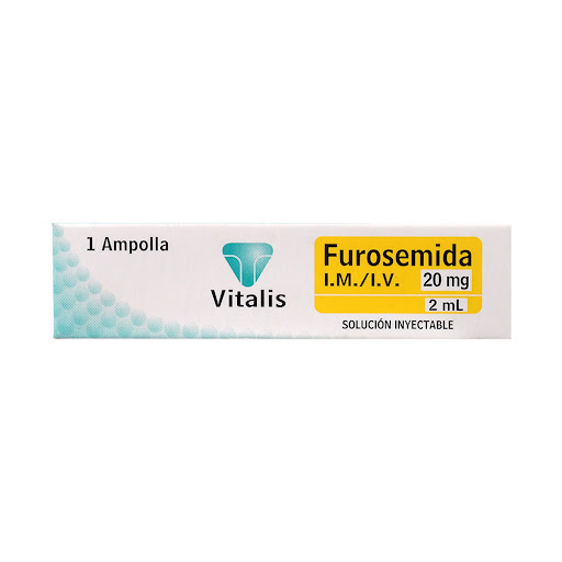 Furosemida 20mg/2ml Vitalis Caja x 1 Ampolla
