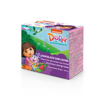 Huevo de Chocolate Dora la Exploradora + Sorpresa x 1 und  