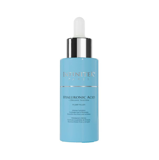 Sérum Ácido Hialurónico + INFINITEK PARIS– Hidratación Profunda 30 mLl INFINITEK PARIS Gotero x 30 mL Sérum con Ácido Hialurónico  con Vitamina B5. Rellena, suaviza arrugas y mejora la firmeza. Hidratación profunda. PARA TODO TIPO DE PIEL.
DERMATOLÓGICAMENTE PROBADO.
Ingredientes Activos Europeos.