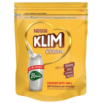 Leche en Polvo Klim Clásica Bolsa x 2400 gr  