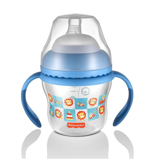 VASO ENTRENAMIENTO BOQUILLA BLANDA CON ASAS AZ FISHER PRICE CAJA x 1 VASO ENTRENAMIENTO BOQUILLA BLANDA CON ASAS AZ