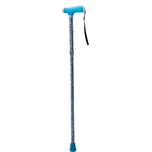 Bastón Plegable Drive Mango Gel Azul x 1 und