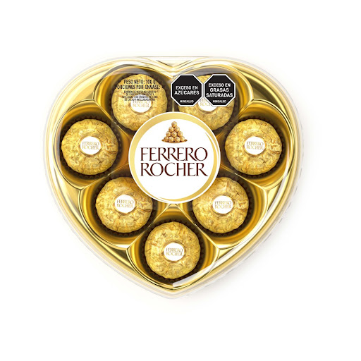 Chocolate Ferrero Rocher Estuche Corazón x 8 und