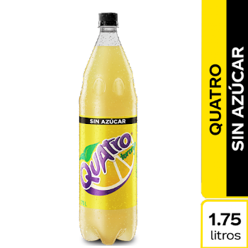 Gaseosa Sin Azucar Quatro Pet x 1.75 lt  
