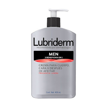 Crema Corporal Lubriderm Men 3 Beneficios En 1 x 400 ml  