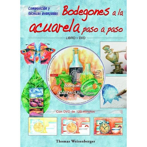 Bodegones A La Acuarela Paso A Paso. Libro Y Dvd Editorial Del Drac Libro x 1.0 BODEGONES A LA ACUARELA PASO A PASO. LIBRO Y DVD   Explicación en detalle de diversos motivos especialmente adecuados para la pintura de bodegones a la acuarela, junto con la exposición de técnicas av