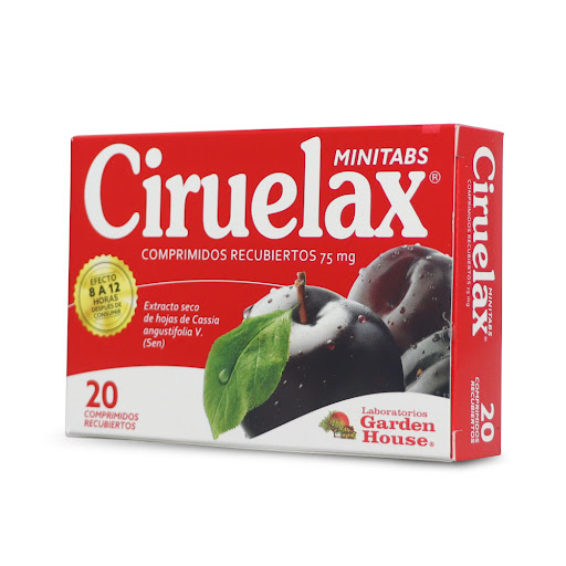 Ciruelax Minitabs Megalabs Caja x 20 Comprimidos