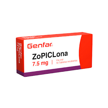 Zopiclona Genfar 7.5 mg Caja x 10 Tabletas  