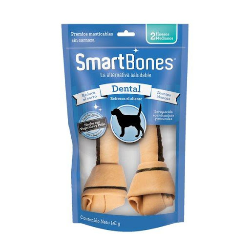 SMARTBONES C DENTAL MEDIUM 2 PK SMARTBOBES  x 2  