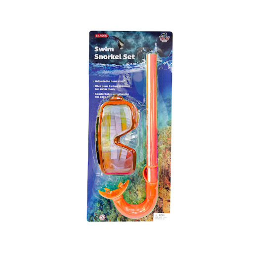 Buceo Snorkel para Niños - Naranja SunClub Caja x 1 El juego de snorkel para niños que ofrece  una experiencia de buceo segura y divertida.