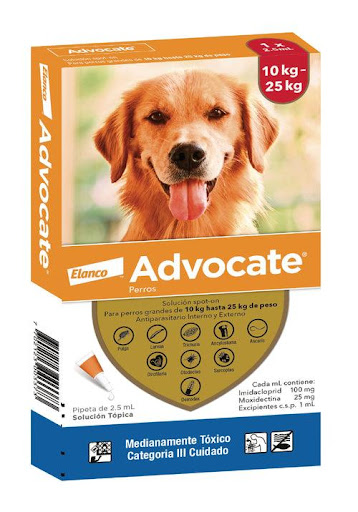 ADVOCATE PERROS (10-25 KG) Elanco Pipeta x 1 