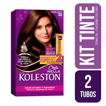 Tinte Wella Koleston Castaño Oscuro N° 30 x 2 und  