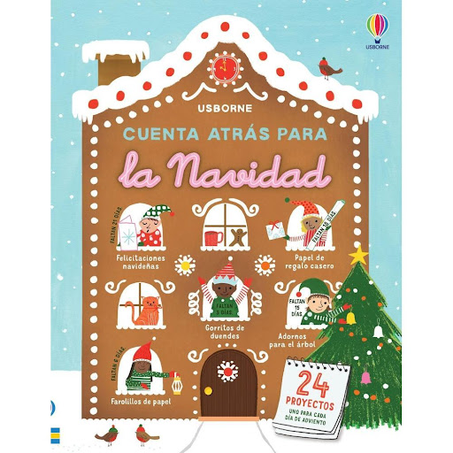 Cuenta Atrás Para La Navidad Usborne Libro x 1.0 CUENTA ATRAS PARA LA NAVIDAD   La Navidad cada vez está más cerca y empieza la cuenta atrás. Este original libro contiene una actividad para cada día del mes de diciembre hasta el día antes de Navidad