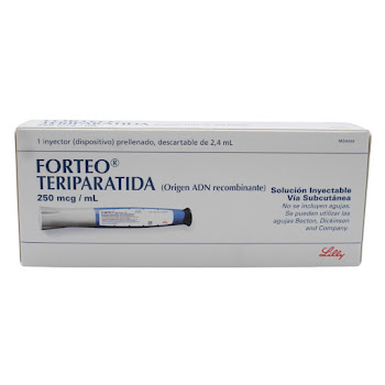 Forteo Teriparatida 250mcg/ml Cartucho Solución x 2.4 ml  