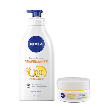 50% Nivea Body Q10 + Nivea Face Q10 dia  