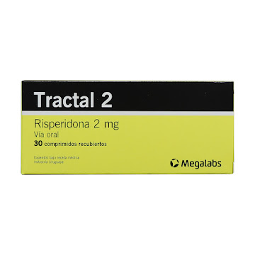 Tractal 2 Roemmers Risperidona 2Mg Caja x 30 Comprimidos recubiertos  