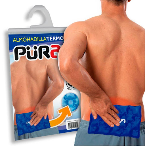 Almohadilla Termogel Pura+ Empaque individual tipo blister con gancho para exhibición. x 1 
