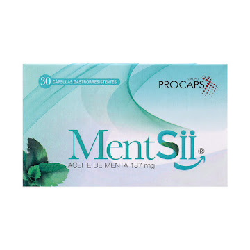 Mentsii Aceite De Menta 187 mg Procaps Caja x 30 Cápsulas  