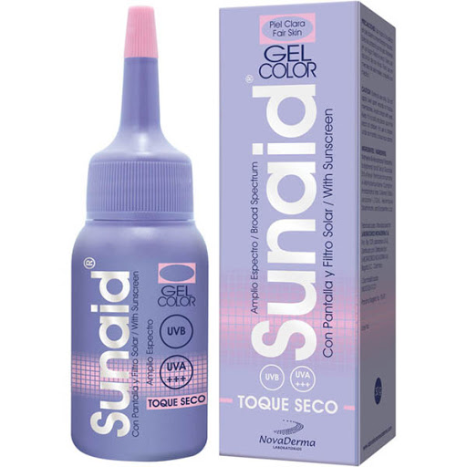 Base Novaderma Sunaid Piel Clara Gel Pantalla y Filtro Solar x30G     . 