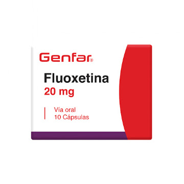 Fluoxetina 20mg Genfar Caja X 10 Capsulas  