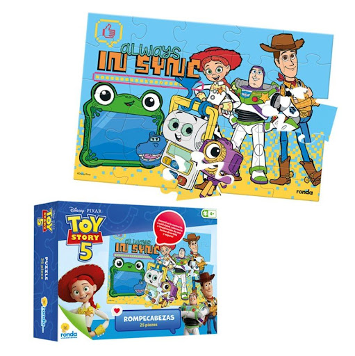 Rompecabezas X 25 Piezas Estandar Toy Story 5 RONDA CAJA x 1 Rompecabezas X 25 Piezas Estandar Toy Story 5

Diviértete armando y desarmando nuestro rompecabezas.

* Rompecabezas
* Arma
* Desarma
* Colección
* Motricidad Fina
* Concentración
* Inteligencia Espac