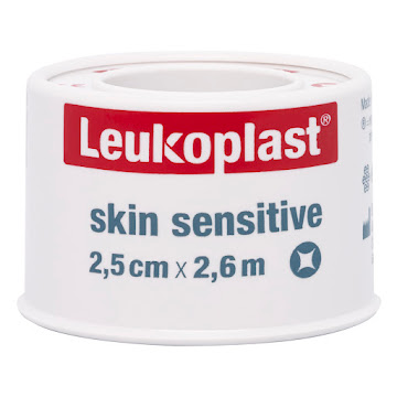 Esparadrapo Leukoplast Skin Sensitive 2,5cm x 2,6m Rollo x 1 und  