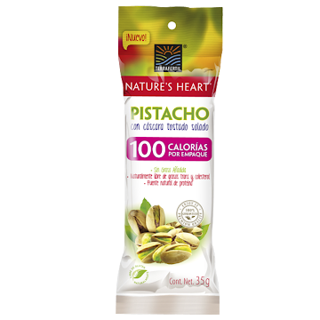 Pasabocas Terrafertil Natures Heart Pistacho Americano x 35 gr  
